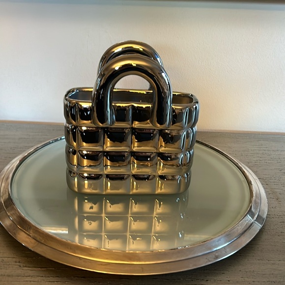 CERIA Other - METAL PURSE VASE